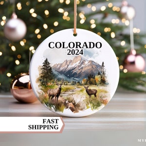 Ornamento Colorado, souvenir Colorado, ornamento natalizio Colorado, ornamento personalizzato, ornamento personalizzato Colorado, regalo Colorado, Colorado