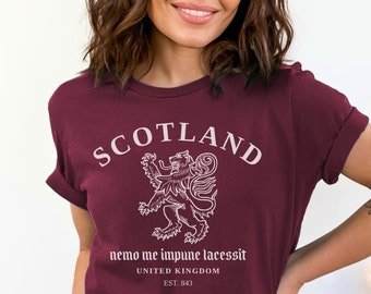 Scotland Shirt, Scottish gifts, Glasgow Shirt, gaelic shirt, Scottish shirt, Scotland Travel, UK Vacation, scotland lion shirt