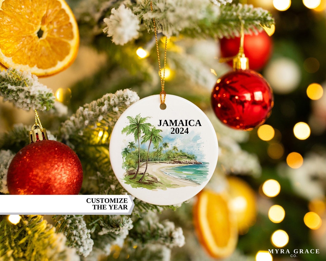 Jamaica Christmas Ornament 