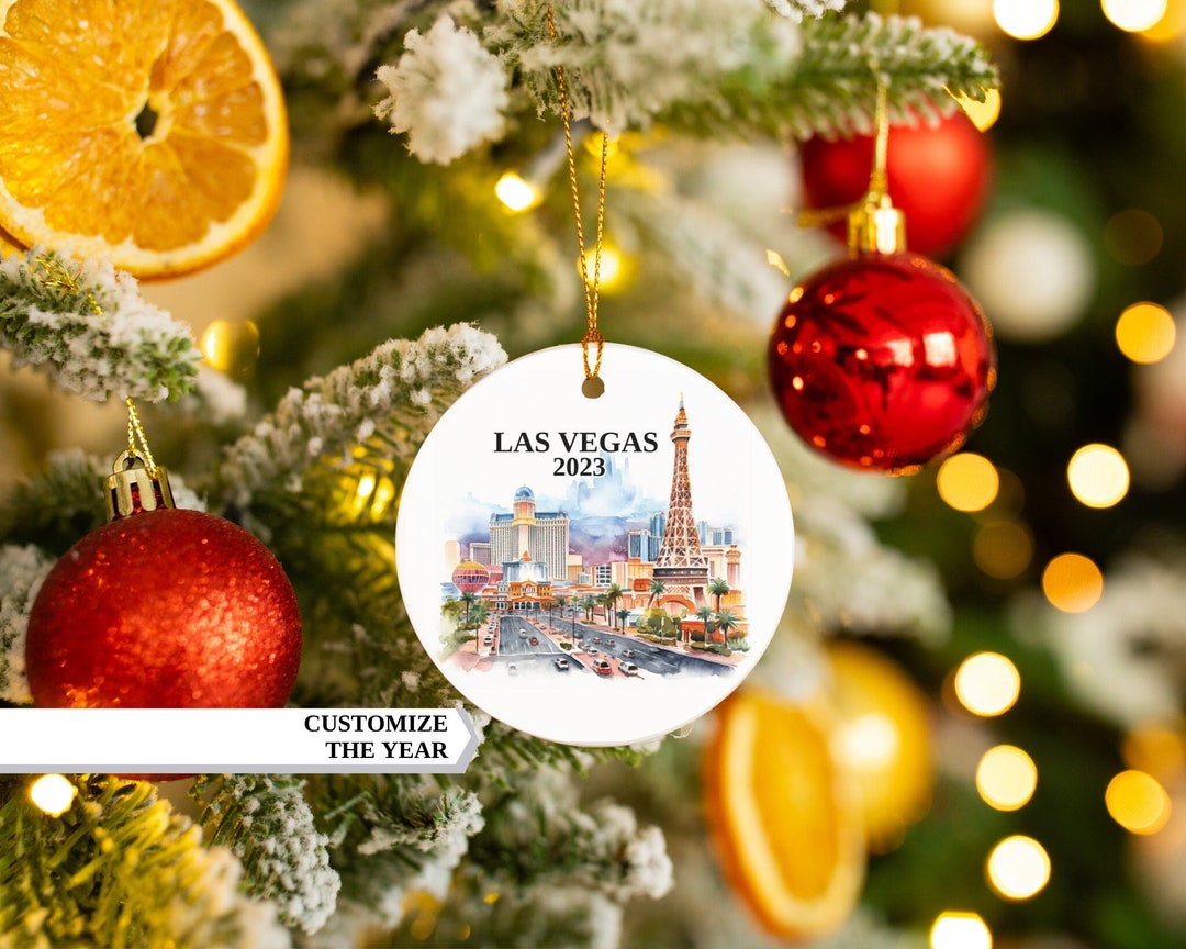 Las Vegas Christmas Ornament, Vegas Ornament, Christmas Ornaments, Las