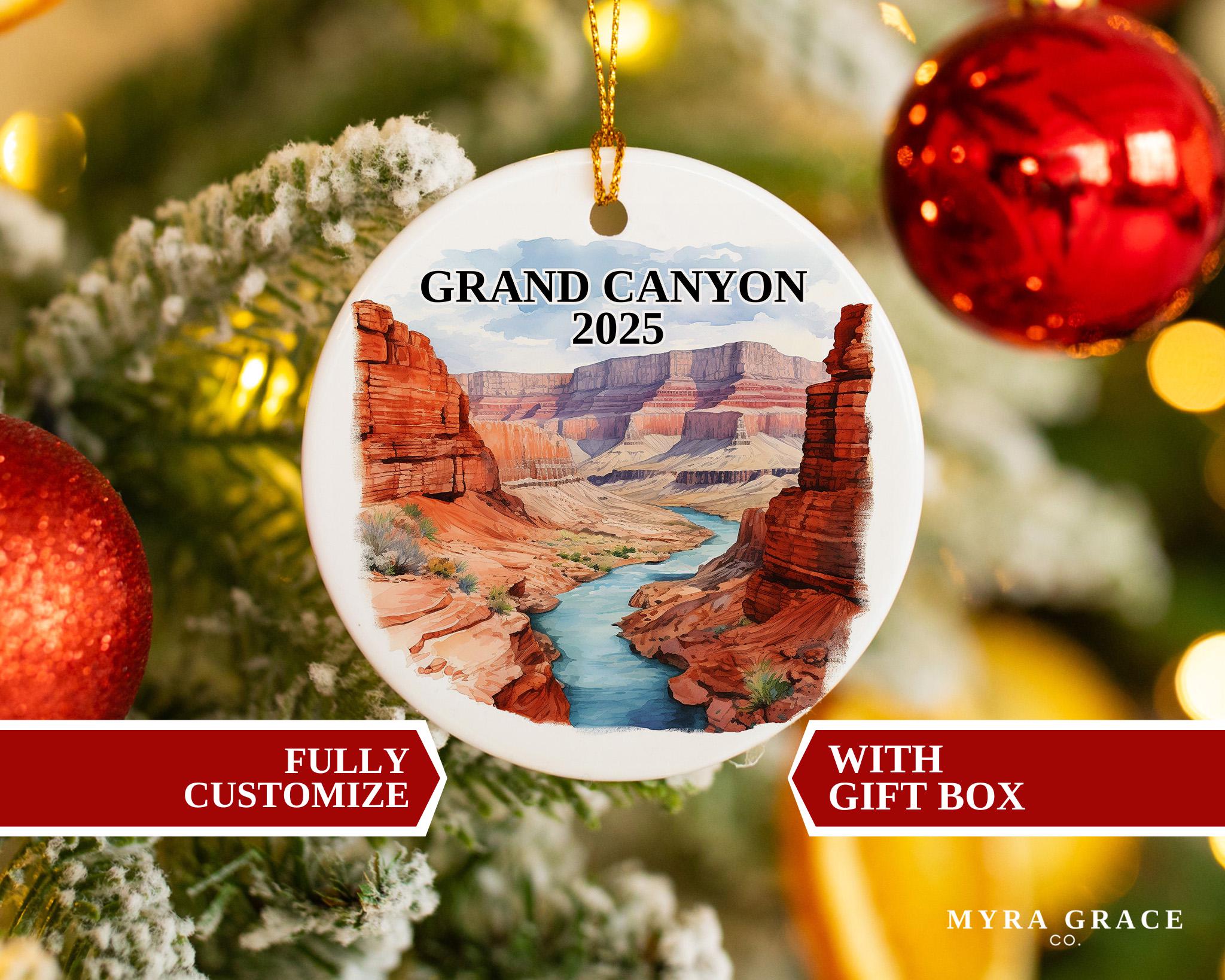 Grand Canyon Ornament, Grand Canyon Christmas Ornament, Christmas Ornaments, Grand Canyon Custom Ornament, Personalized Christmas Ornaments
