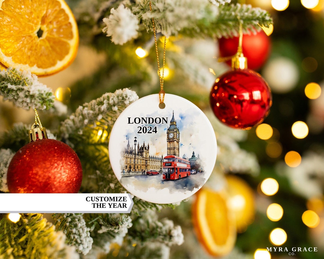 London Christmas Ornament, London Ornament, Christmas Ornaments, London