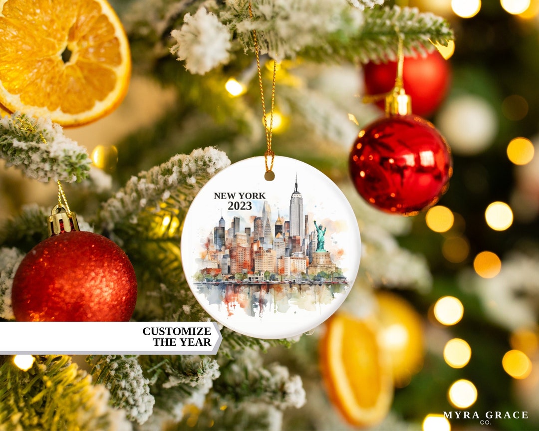New York Christmas Ornament, United States Ornament,christmas Ornaments