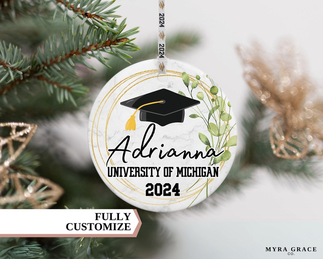 Graduation Custom Ornament, Graduation Keepsake, Personalized Name ...