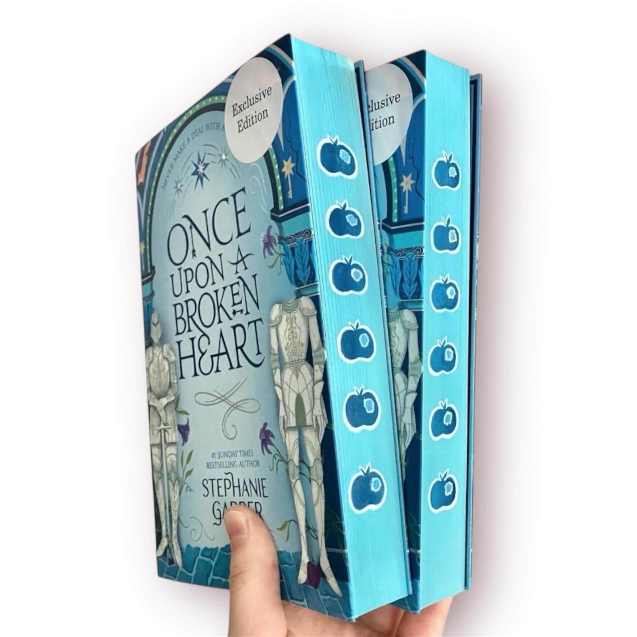 Hand-painted 'once Upon a Broken Heart' Book: Exclusive Fore-edge