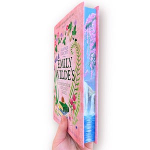 Emily Wilde’s Compendium of Lost Tales Fore-edge painting | Hand-painted book | Gift for Book lovers | Painted Book Edges | Faerie Fae