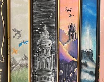 Custom Fore-edge Book Painting I Made to Order I Book-Tok I Bookish Gift I High Detail I Personalised Book Paintings I Handmade Gift I Books