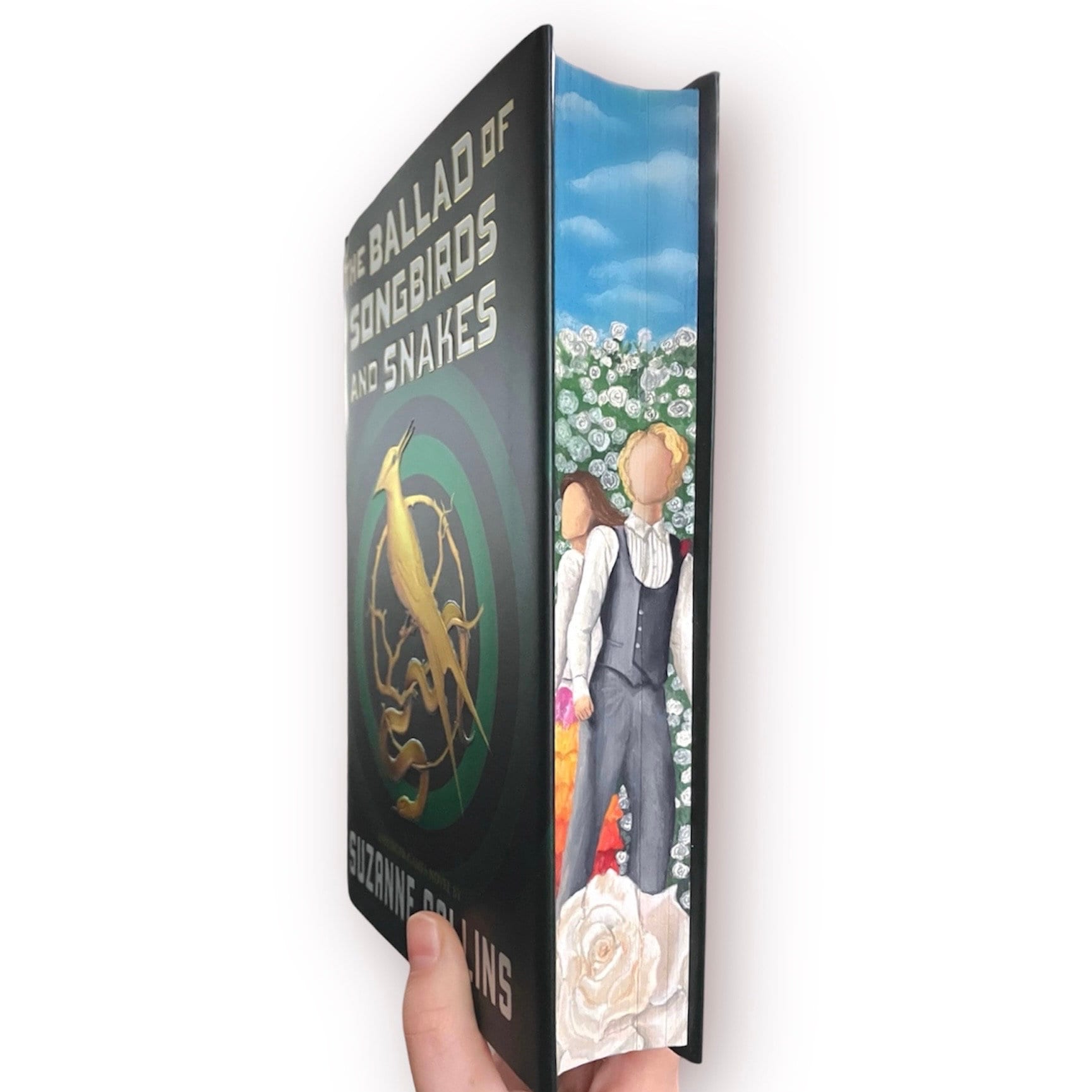 Hand-painted 'ballad of Songbirds and Snakes' Fore-edge Book - Etsy