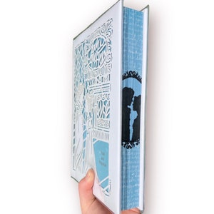 Pride and Prejudice Painted Book Edges | Fore-edge painting | Jane Austen Hand-painted book | Book lovers | Special Painted Pages
