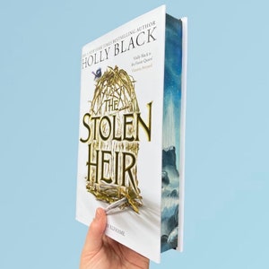 The Stolen Heir Painted edges | Fore-edge painting | Hand-painted book | Gift for Book lovers | Booktok | Painted Pages | Painted Book Edges