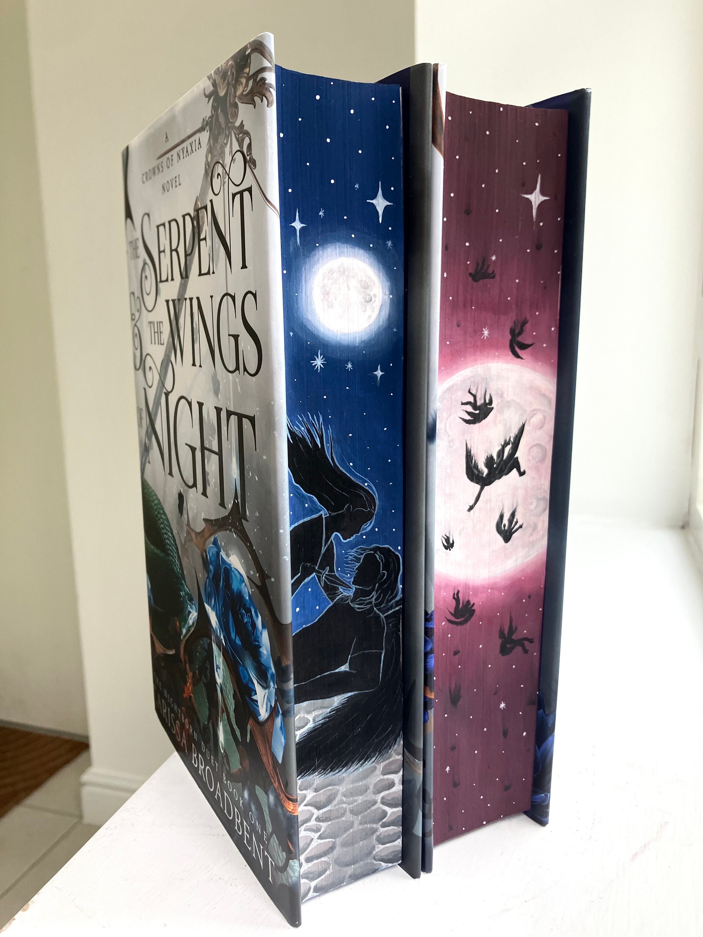 Hand-painted Crowns of Nyaxia Duology: Serpent and the Wings of