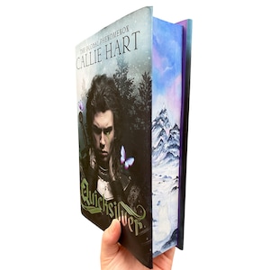 Quicksilver Callie Hart Painted Book Edges | Fore-edge painting | Popular Booktok Hand-painted book | Book lovers | Special Painted Pages