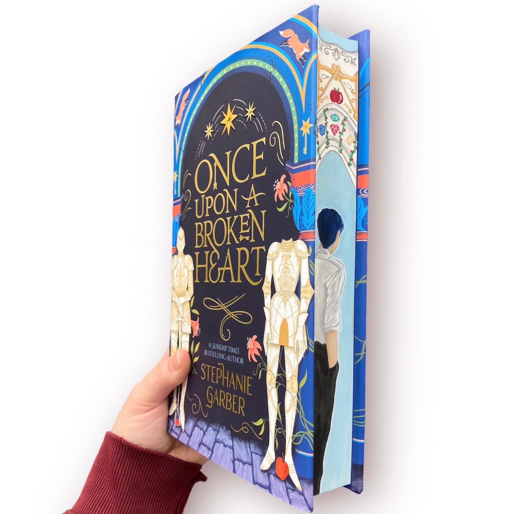 Hand-painted Once Upon a Broken Heart Fore-edge Book: Jacks
