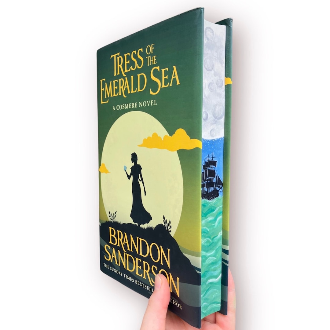 Tress of the Emerald Sea: Hand-painted Fore-edge Book - Etsy