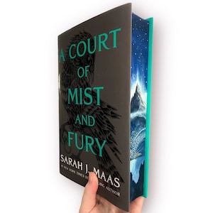 A Court of Mist and Fury Painted edges | Fore-edge painting Hand-painted book | Book lovers |Painted Pages | Painted Book Edges | BookTok