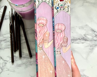 The Ballad of Never After Fore-Edge Painting | Once Upon A Broken Heart | OUABH Gift | TBONA | Stephanie Garber | ACFTL | Hand-Painted Book