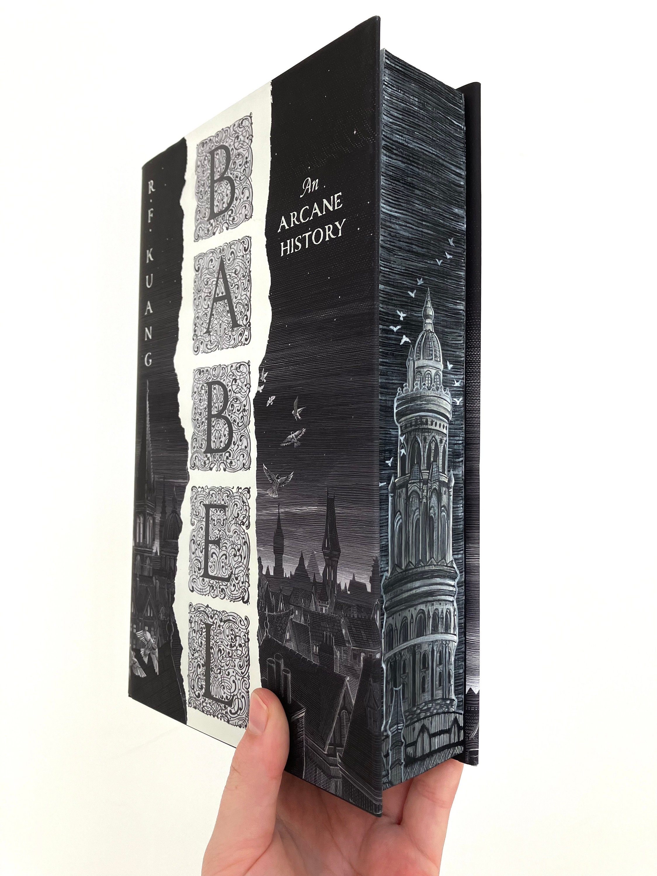 Babel Painted Edges | Fore-edge Painting | Hand-painted Book