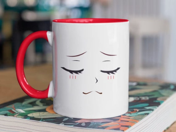 Anime Mug Sensual Anime Face Yaranaika Meme Mug Meme Coffee 