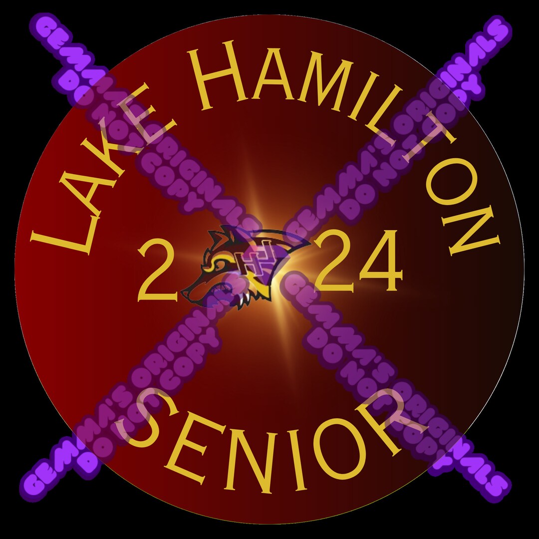 Lake Hamilton Wolves 2024 Senior T Shirt Digital PNG Design Etsy