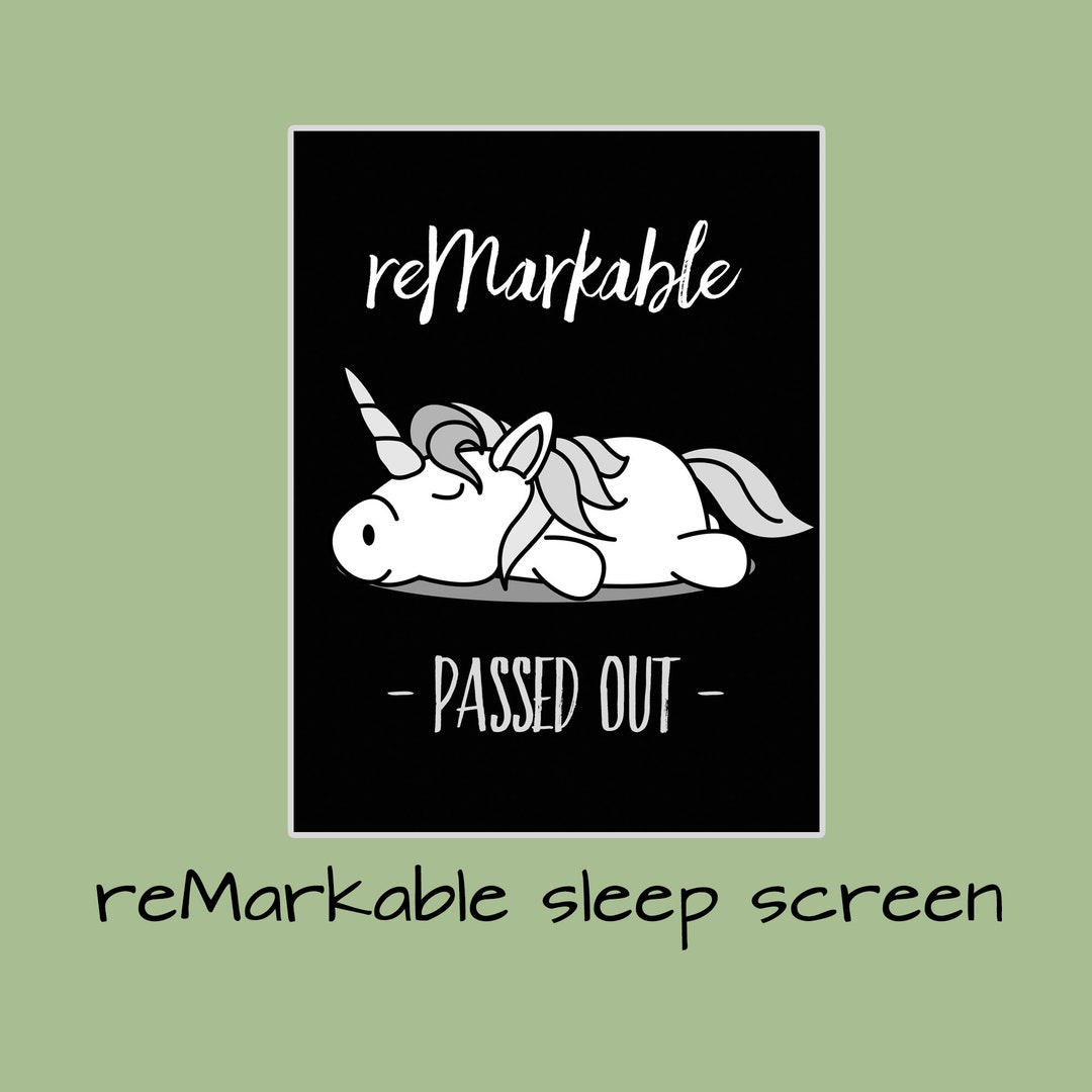 Remarkable is Sleeping Funny Lazy Unicorn Design Custom Etsy
