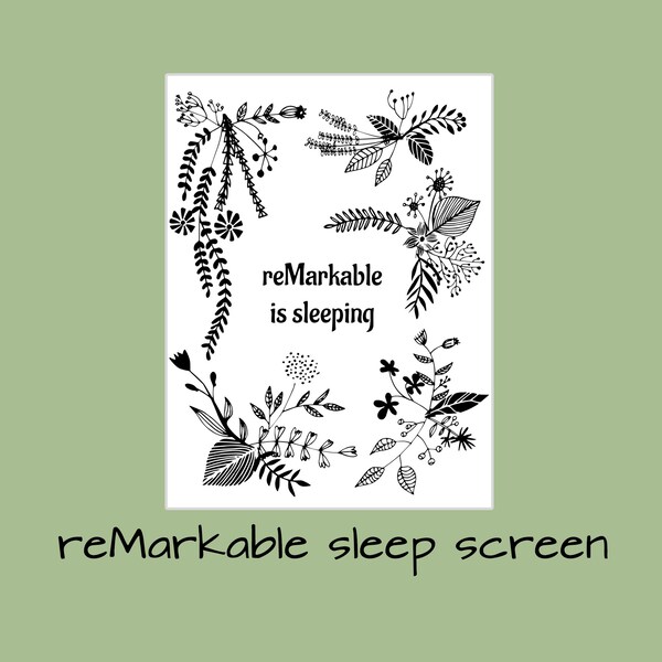 Remarkable Tablet Sleep Screen Etsy