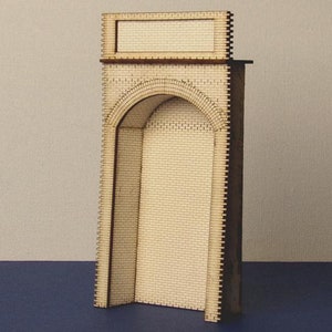retaining wall - in 4mm scale (OO gauge, 1/76 scale)