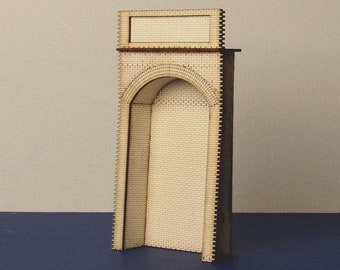 stödmur - i skala 4 mm (OO-mätare, skala 1/76)