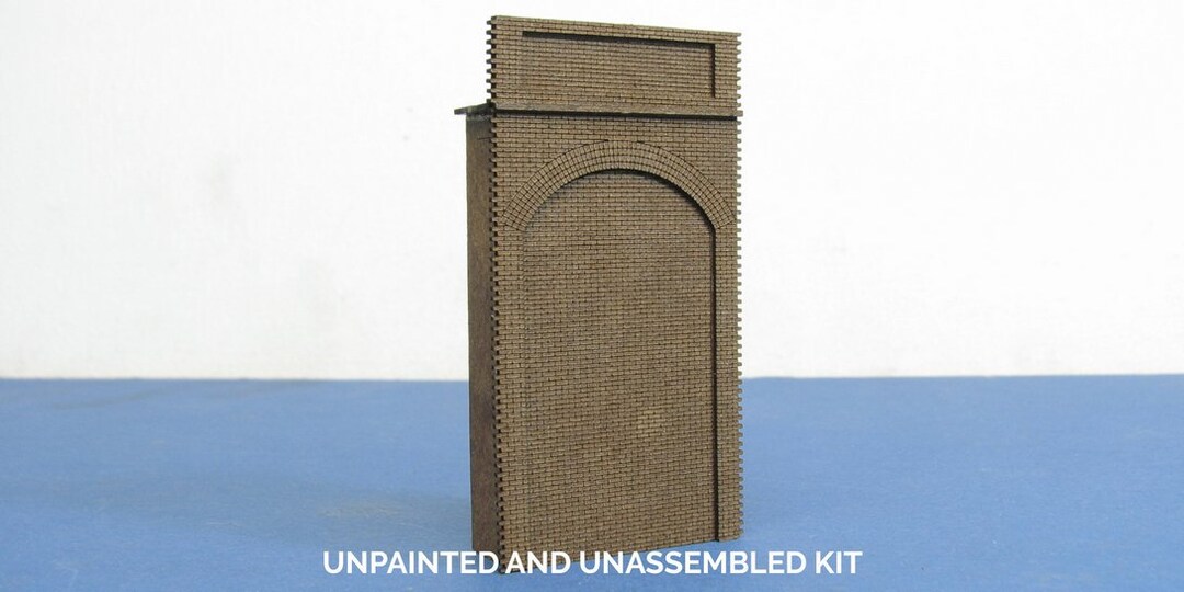 2mm (N) Scale Retaining Wall Unit - B 20-01 - Etsy
