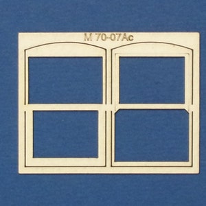 Residential windows - (7mm scale, 1/43.5)
