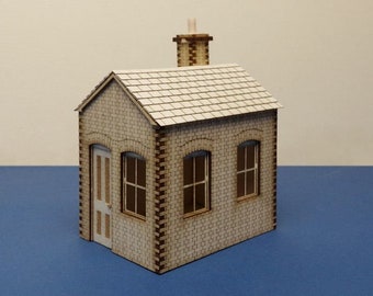 S 70-00 O-skala litet kontor vid spåret - version A - (7 mm skala, 1/43,5)