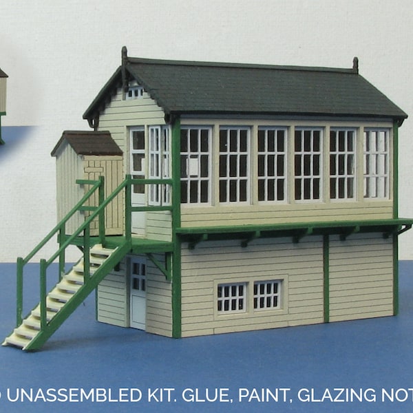 N gauge 2mm (N) scale LNER signal box - B 20-02