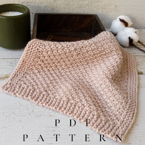 Digital Pattern // Easy Dishcloth Pattern  #01 // Beginner Knitting Pattern // Easy Washcloth Pattern