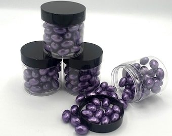 Black Raspberry Mini Bath Beads - Moisturizing & Scented Spa Beads for Relaxing Soaks Skin-Softening Bath Pearls Aroma Therapy