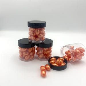 Orange Cream Mini Bath Beads - Moisturizing & Scented Spa Beads for Relaxing Soaks Skin-Softening Bath Pearls Aroma Therapy