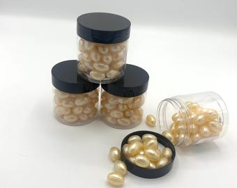 Coconut Mini Bath Beads - Moisturizing & Scented Spa Beads for Relaxing Soaks Skin-Softening Bath Pearls Aroma Therapy