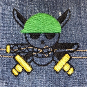 zoro embroidery file, anime embroidery, logo embroidery designs, symbol embroidery designs, 4X4
