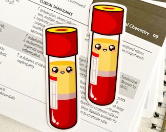 Serum Separator Blood Tube Sticker | Phlebotomy Sticker | Clinical/Medical Laboratory Scientist Stationary