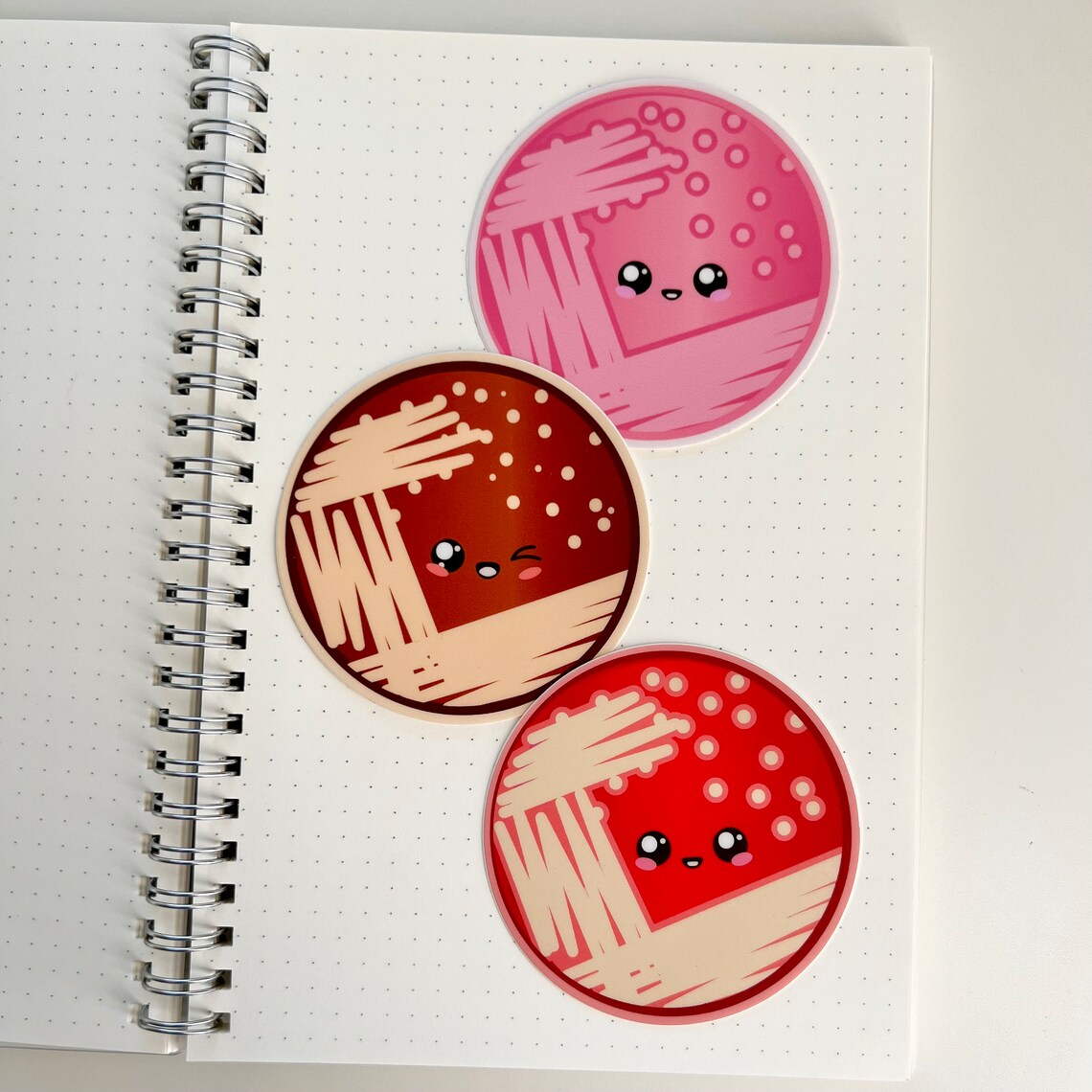 Microbiology Blood Plate Agar Sticker | Petri Dish Agar Sticker ...