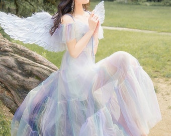 Rainbow Prom Dress - Etsy