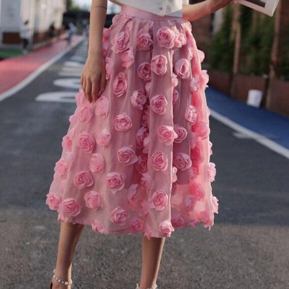 Buy Dusty Pink Skirts for Women by Fyre Rose Online  Ajiocom