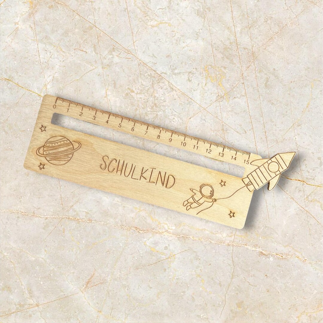 Reading Aid With Ruler *schoolchild Astronaut* - Etsy