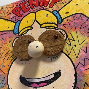 PENNY Pee-wee's Playhouse Cartoon 3D-schilderij