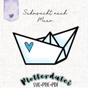 Fichier traceur bateau en papier Digistamp sublimation