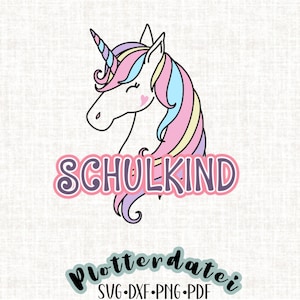 Plotter file schoolchild unicorn