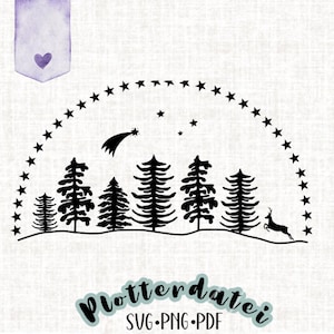 Plotter file Christmas Schwibbogen window picture
