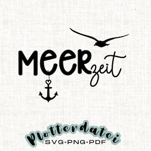 Fichier traceur maritime lettrage maritime Meerzeit