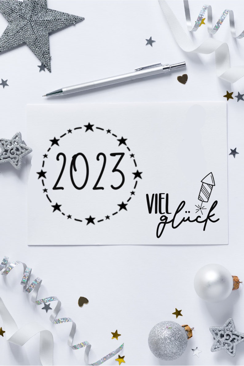Plotterdatei Silvester Spruch Schriftzug - Etsy.de