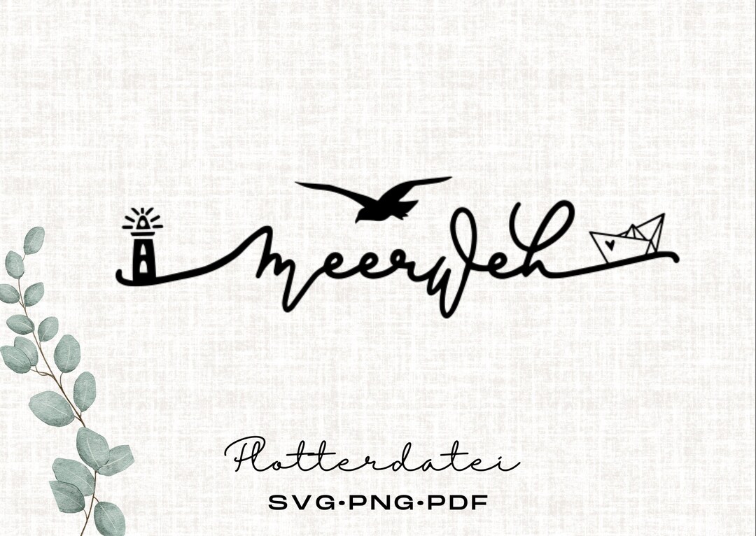 Maritime Plotter File Maritime Lettering Meerweh - Etsy