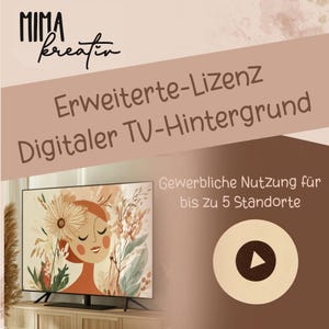 Erweiterte-Lizenz für digitalen Hintergrund - für gewerbliche Zwecke an bis zu 5 Standort