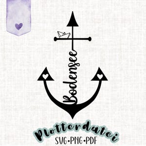 Fichier traceur maritime Ancre du lac de Constance